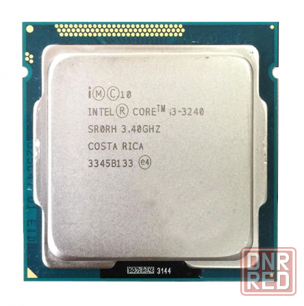 Процессор Intel Core I3-3240 Ivy Bridge (Lga1155, 2 ядра, 3400mhz, L3 3072kb) уценка б/у (арт-9044) Донецк - изображение 1