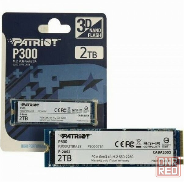 Твердотельный накопитель Ssd M.2 Nvme Patriot Memory P300 (P300p2tbm28) 2тб (арт-5372) Макеевка - изображение 1