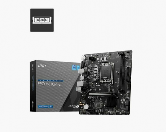 Материнская плата Msi B Pro H610m-E H610 Lga1700 2ddr5, Matx (арт-7858) Донецк