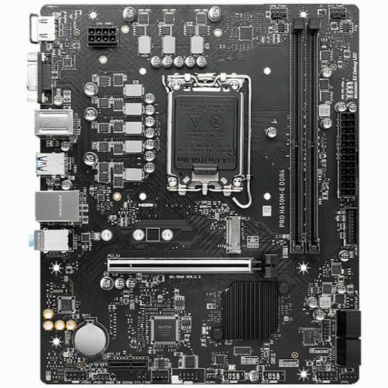 Материнская плата Msi B Pro H610m-E H610 Lga1700 2ddr5, Matx (арт-9852) Макеевка