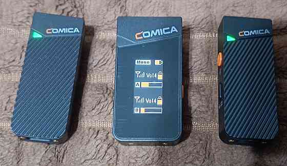 Микрофон петличный беспроводной COMICA Vimo C2 два передатчика Донецк