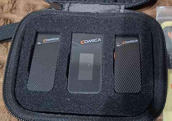 Микрофон петличный беспроводной COMICA Vimo C2 два передатчика Донецк