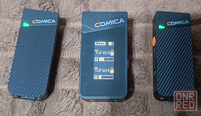 Микрофон петличный беспроводной COMICA Vimo C2 два передатчика Донецк - изображение 1