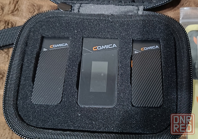 Микрофон петличный беспроводной COMICA Vimo C2 два передатчика Донецк - изображение 3