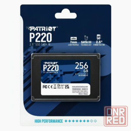 Твердотельный накопитель Ssd Sata Iii Patriot P220s256g25 256gb P220 (арт-2224) Макеевка - изображение 2