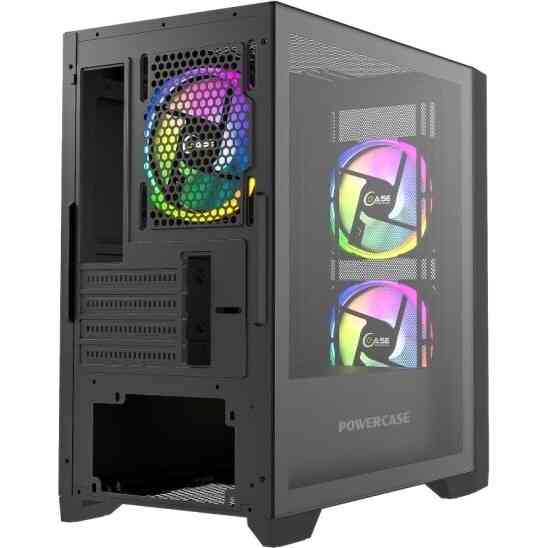 Корпус Powercase Alisio Micro Z3b Argb, черный (Camzb-A3) (арт-1201) Макеевка