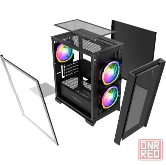Корпус Powercase Alisio Micro Z3b Argb, черный (Camzb-A3) (арт-1201) Макеевка - изображение 2