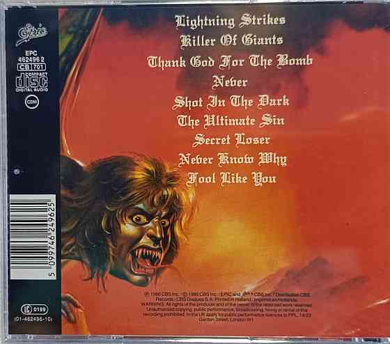 CD диск Ozzy Osbourne - The Ultimate Sin - Донецк