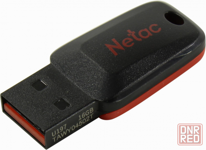 Флеш диск Netac U197 16gb , Usb2.0, пластиковая, черная (арт-3420) Макеевка - изображение 4