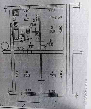 Продаю 3-х комнатную квартиру в Пролетарском районе, ул. Армавирская Донецк