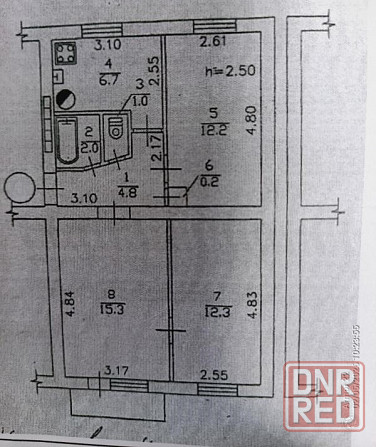 Продаю 3-х комнатную квартиру в Пролетарском районе, ул. Армавирская Донецк - изображение 1