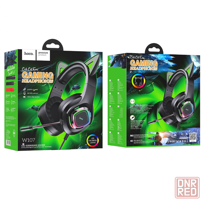 Наушники Hoco W107 Cute Cat Донецк - изображение 6