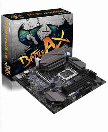 Продам почти новый комплект, мать,проц,охлад Донецк