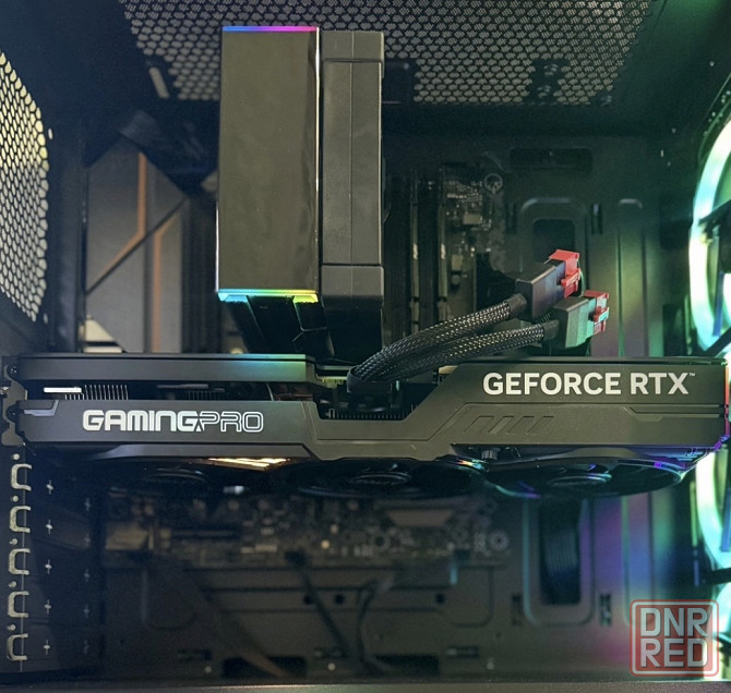 Продам почти новый комплект, мать,проц,охлад Донецк - изображение 1