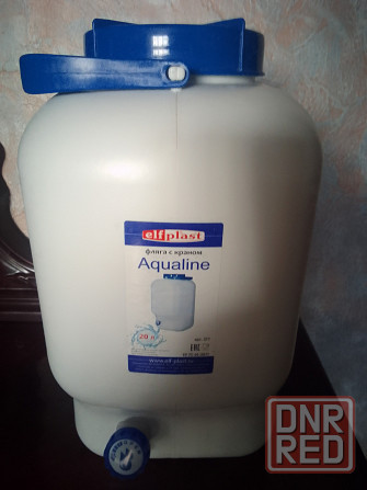фляга,бак с краном новая, 20литров Донецк - изображение 1