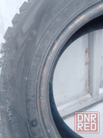 Продам две зимние покрышки R 15 разнобой. Донецк - изображение 4