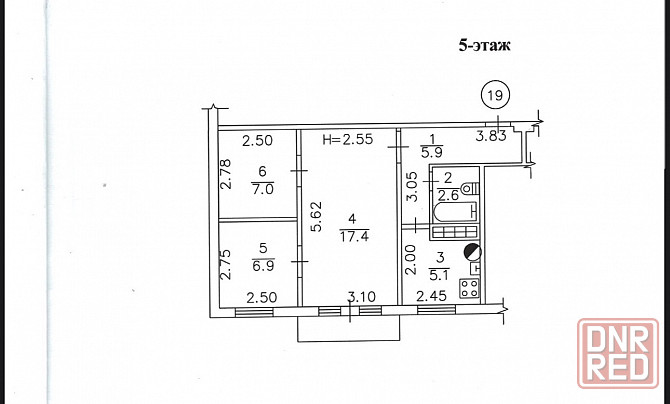 Продам 2к квартиру Октябрьский район Донецк - изображение 1