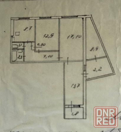 Продается 3- х комнатная квартира, ул. Куйбышева, ориентир "Администрация Ленинского района" Донецк - изображение 12