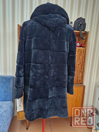 р.48-50 Новая шубка из меха бобрика с капюшоном Макеевка - изображение 3