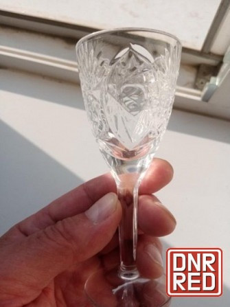 Хрустальные рюмочные фужеры ссср Донецк - изображение 3