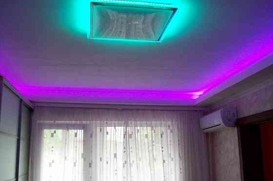 Светодиодное Освещение. Звёздное небо. Многоцветная RGB лента. Проект и Монтаж Донецк