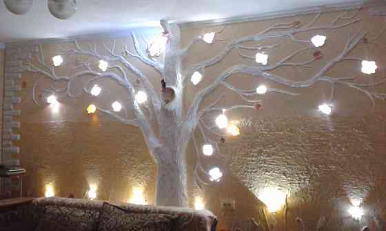 Светодиодное Освещение. Звёздное небо. Многоцветная RGB лента. Проект и Монтаж Донецк