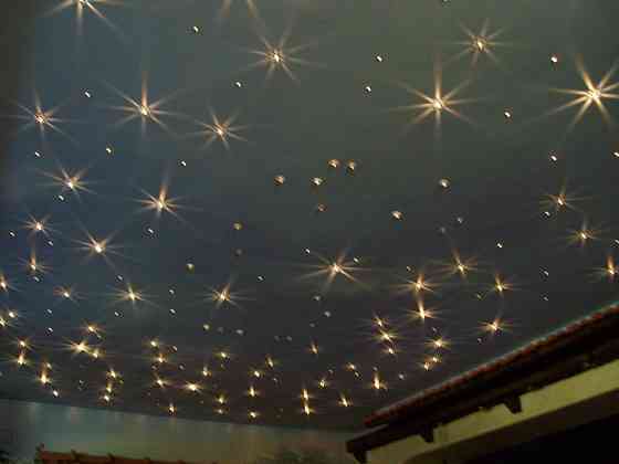 Светодиодное Освещение. Звёздное небо. Многоцветная RGB лента. Проект и Монтаж Донецк