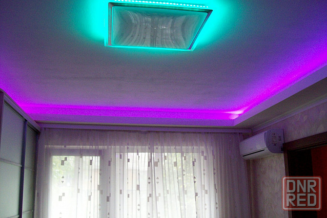 Светодиодное Освещение. Звёздное небо. Многоцветная RGB лента. Проект и Монтаж Донецк - изображение 4