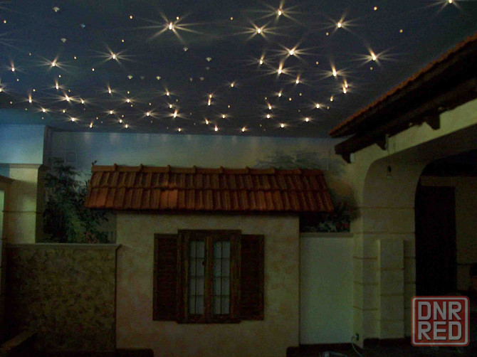 Светодиодное Освещение. Звёздное небо. Многоцветная RGB лента. Проект и Монтаж Донецк - изображение 1