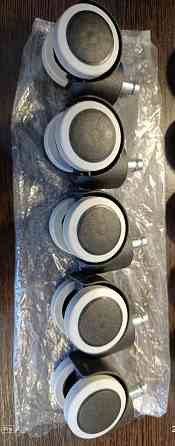 Ролики/колеса стула/кресла, шток д.11мм, д.50мм, 5шт. Донецк