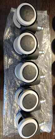 Ролики/колеса стула/кресла, шток д.11мм, д.50мм, 5шт. Донецк