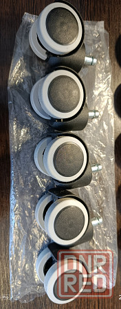 Ролики/колеса стула/кресла, шток д.11мм, д.50мм, 5шт. Донецк - изображение 1