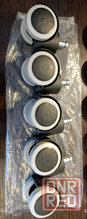 Ролики/колеса стула/кресла, шток д.11мм, д.50мм, 5шт. Донецк - изображение 3