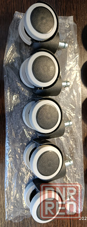 Ролики/колеса стула/кресла, шток д.11мм, д.50мм, 5шт. Донецк - изображение 2