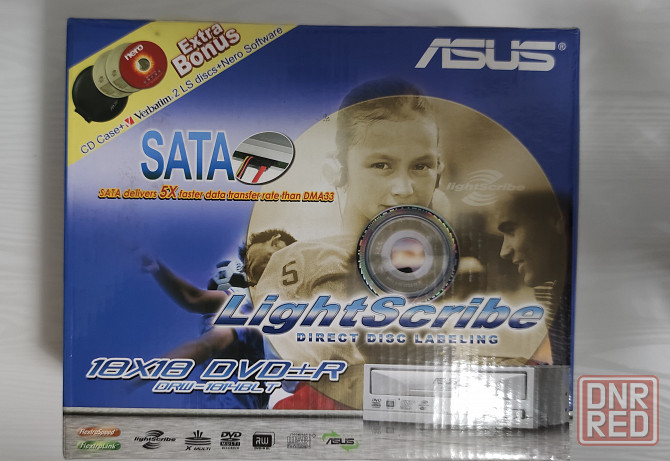 Резак DVD +_R ASUS DRW - 1814BLT Silver Донецк - изображение 1