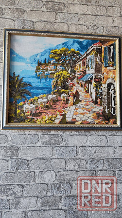 Картина "Уютный дворик" Донецк - изображение 1