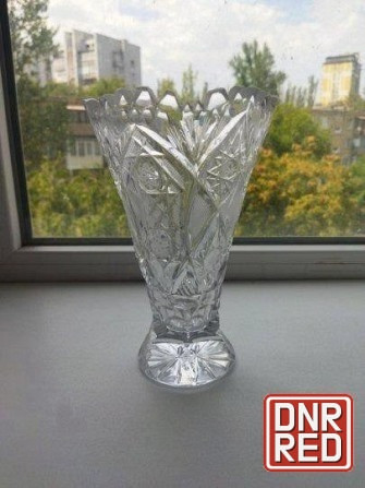 Хрустальная ваза ссср Донецк - изображение 1