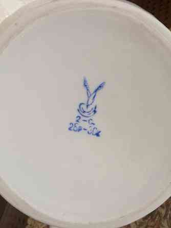 винтажный чайный набор из двух чайников, фарфор Донецк