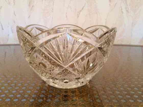 салатница (фруктовница) хрустальная Донецк