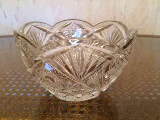 салатница (фруктовница) хрустальная Донецк
