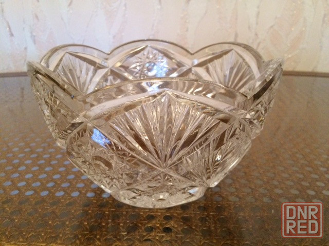 салатница (фруктовница) хрустальная Донецк - изображение 1