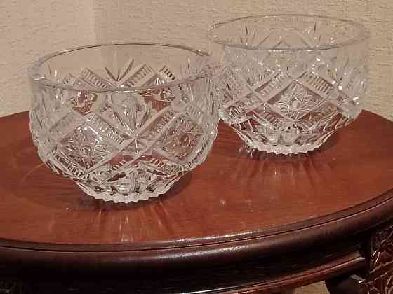 салатники хрустальные 2 шт Донецк