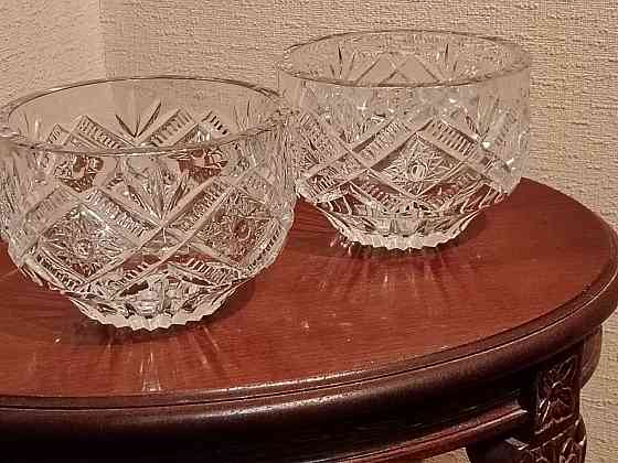 салатники хрустальные 2 шт Донецк