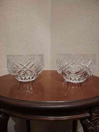 салатники хрустальные 2 шт Донецк