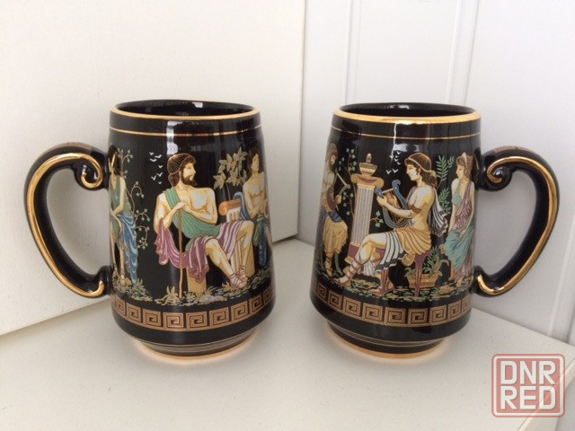 кружка большая 1 л (пивная) производства Греция - 2 шт. Донецк - изображение 1