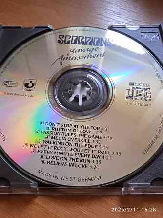 CD Scorpions - savage amusement ( W. Germany) Донецк