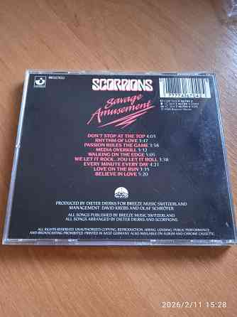 CD Scorpions - savage amusement ( W. Germany) Донецк