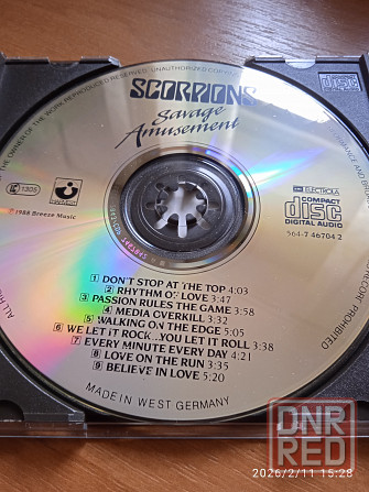 CD Scorpions - savage amusement ( W. Germany) Донецк - изображение 3