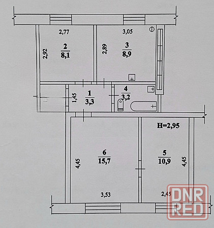 Продажа 3 комн. кв., пр. Павших Коммунаров (ориентир ГорГаи) Донецк - изображение 9