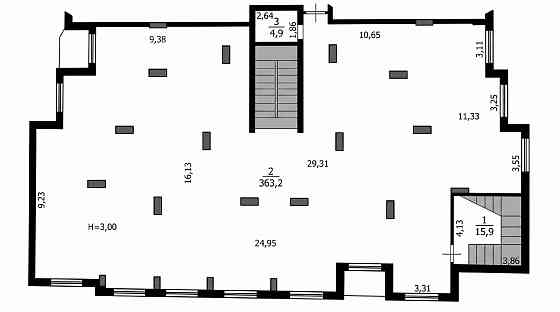 APEHДA:Помещение свободного назначения / ЖK Центральный Донецк